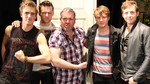 McFly join Chris Moyles in Derby