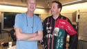 Arthur Smith welcomes Mark Thomas to the Comedy Club to talk about shirts and extreme rambling - walking the length of the barrier in the West Bank.