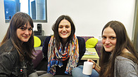 Click to play clip: The Staves chat with Radcliffe and Maconie