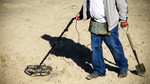 Click here to go to the In Pursuit of Treasure web page. Image: Metal detector