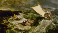 Illustration of a storm, an important theme in Sturm and Drang.
